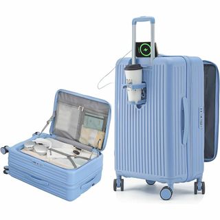 スーツケース 多機能 片開き 拡張機能 USBポート 機内持ち込み Sサイズ(スーツケース/キャリーバッグ)