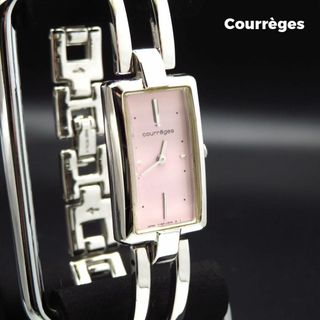 クレージュ(Courreges)のCourreges クレージュ ブレスレットウォッチ レクタンギュラー 立体風防(腕時計)