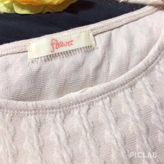 flower(フラワー)のflower✳︎フリルトップス レディースのトップス(Tシャツ(長袖/七分))の商品写真