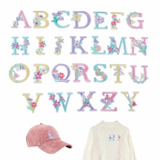 【在庫セール】Doyime アルファベット A-Z 刺繍ワッペン (26枚入) 