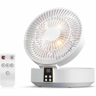 新品 サーキュレーター 扇風機 静音 リモコン付き 首ふり 折りたたみ 卓上
