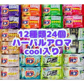 カオウ(花王)の①H24 定番　入浴剤　花王バブ　12種類24個　にごり湯kao  cool(入浴剤/バスソルト)