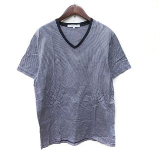 ユナイテッドアローズグリーンレーベルリラクシング(UNITED ARROWS green label relaxing)のグリーンレーベルリラクシング Tシャツ 半袖 千鳥格子 M マルチカラー(Tシャツ/カットソー(半袖/袖なし))