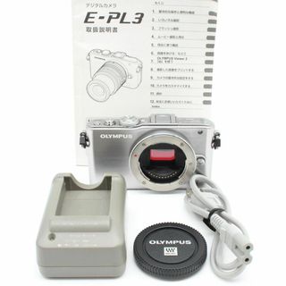 オリンパス(OLYMPUS)の★良品★ OLYMPUS PEN Lite E-PL3 ボディ シルバー(ミラーレス一眼)