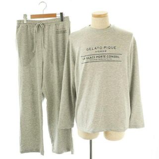 ジェラートピケオム 24AW セットアップ インTシャツ パンツ 部屋着 M(その他)