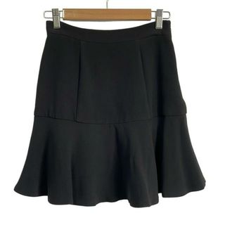 ミュウミュウ(MIU MIU)のmiumiu(ミュウミュウ) スカート サイズ38 S レディース美品  - 黒 ひざ丈(その他)
