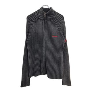 Rica Lewis Apparel ドライバーズニットセーター ブラック(メンズ M)中古 古着 U6010(ニット/セーター)