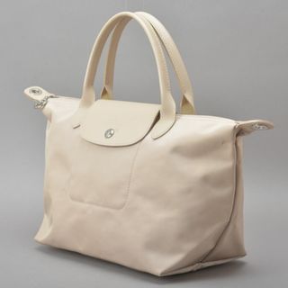 ロンシャン(LONGCHAMP)のロンシャン◇ルプリアージュネオ ハンドバッグ S ナイロン ベージュ 1512(トートバッグ)