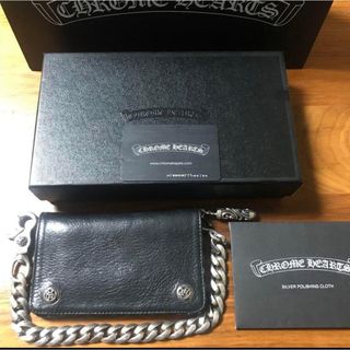 クロムハーツ(Chrome Hearts)の特上美品！購入証明書付き！クロムハーツ フローラルワンジップ ウォレット 財布(折り財布)