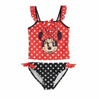 ミニーマウス(ミニーマウス)のミニーマウス ミニーちゃん セパレート水着 サイズ5/6 110 未使用 USA(水着)