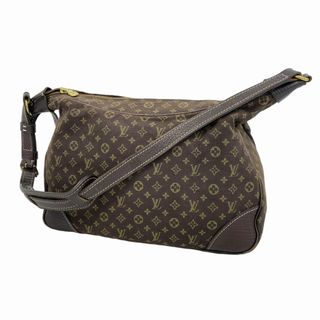 ルイヴィトン(LOUIS VUITTON)の【5fc4397】ルイヴィトン ショルダーバッグ モノグラム・ミニラン ブローニュ M95225 エベヌ 【中古】レディース(ショルダーバッグ)