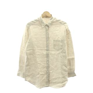 ドゥーズィエムクラス(DEUXIEME CLASSE)のDeuxieme Classe / ドゥーズィエムクラス | 2021SS | LINEN / ワイヤーウォッシュ シャツ ブラウス | F | ベージュ | レディース(シャツ/ブラウス(長袖/七分))