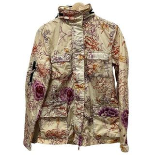 エトロ(ETRO)のETRO(エトロ) ブルゾン サイズ44 L レディース - アイボリー×パープル×レッド 長袖/花柄/春/秋(ブルゾン)