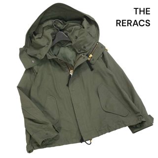 ザリラクス(THE RERACS)のTHE RERACS ザ リラクス 通年 フード ワイヤー★ ショート モッズコート Sz.36　レディース(その他)