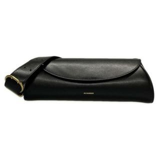 ジルサンダー(JIL SANDER)のJILSANDER(ジルサンダー) ショルダーバッグ美品  カンノーロ スモール 黒 レザー(ショルダーバッグ)