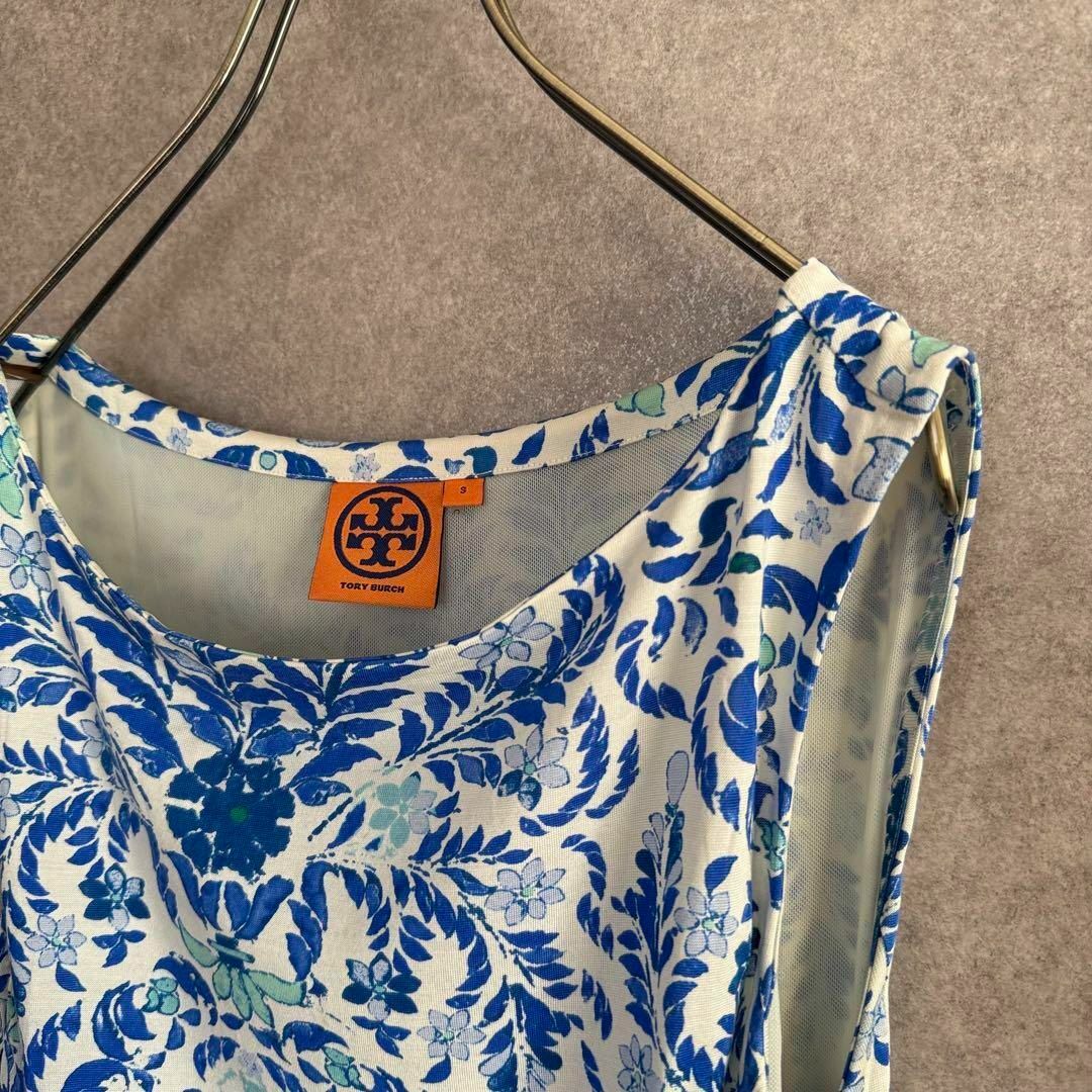 Tory Burch(トリーバーチ)のTory Burch Sleeveless Flower Dress レディースのワンピース(ひざ丈ワンピース)の商品写真