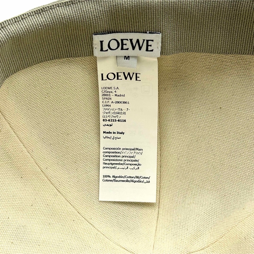 LOEWE - LOEWE ロエベ グレー ベースボールキャップ 新品 男女