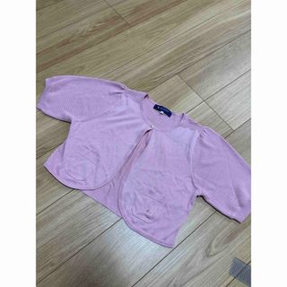 エムズグレイシー(M'S GRACY)の美品　エムズグレイシー　カーディガン　ボレロ　ニット(ボレロ)