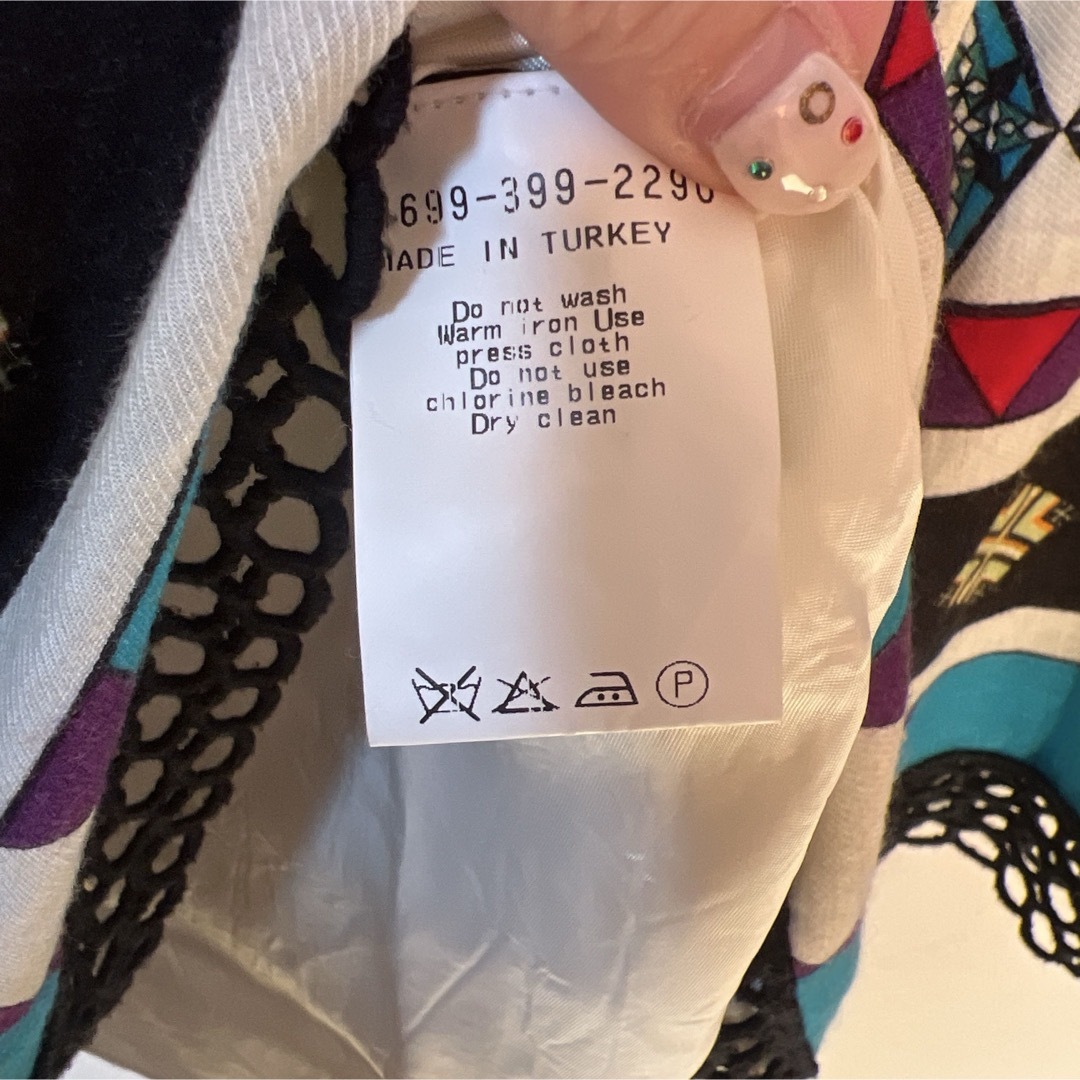 チュニック　総柄　Mサイズ レディースのトップス(Tシャツ(半袖/袖なし))の商品写真