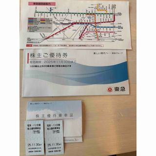 東急　株主優待セット(鉄道乗車券)