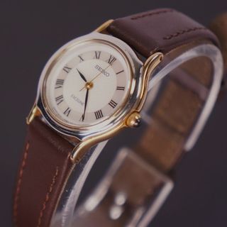 セイコー(SEIKO)の【稼働品】SEIKOエクセリーヌ　SGP30　電池交換済　新品革ベルト(腕時計)