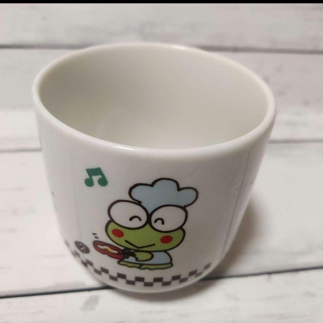 お値下げ‼️けろけろけろっぴ 湯のみ 箸 2個セット 昭和 平成 レトロ サンリオ - けろけろけろっぴ 湯のみ 箸 2個セット 昭和 平成