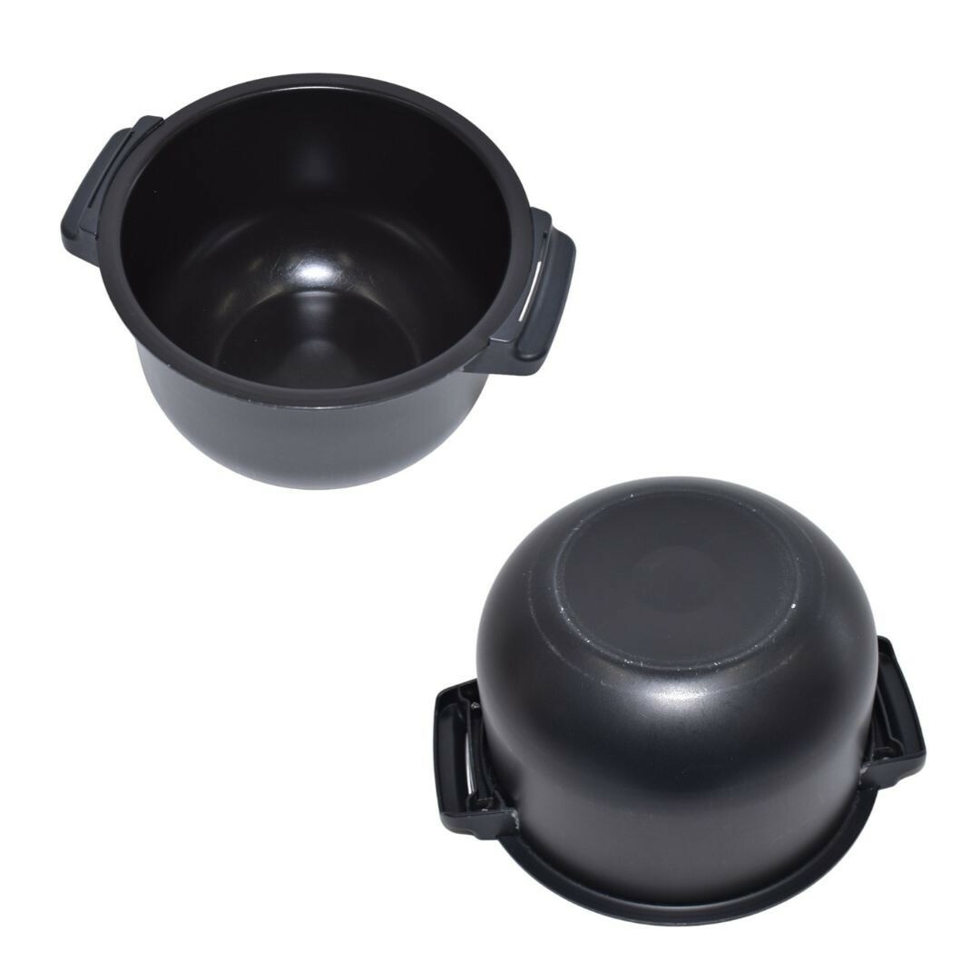 SHARP(シャープ)の[中古]  シャープ ヘルシオ ホットクック KN-HW16H 2〜4人用 1.6L容量　kn-hw16h-b ブラック  [良い(B)] スマホ/家電/カメラの調理家電(調理機器)の商品写真
