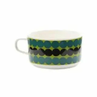 マリメッコ(marimekko)の3個セット　マリメッコ　ラシィマット　グリーン　スープカップ　廃盤品(グラス/カップ)