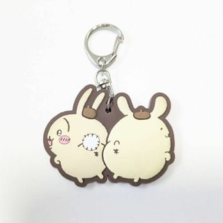 チイカワ(ちいかわ)のうさぎ×ポムポムプリン　ラバーキーホルダー　ちいかわ×サンリオ(キーホルダー)