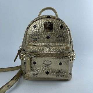 エムシーエム(MCM)のMCM ミニリュック スタッズ ゴールド(リュック/バックパック)