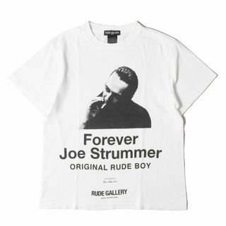 ルードギャラリー(RUDE GALLERY)のRUDE GALLERY ルードギャラリー Tシャツ サイズ:S / 23SS 菊地 昇 ジョー・ストラマー フォト Tシャツ (FOREVER JOE STRUMMER -T) / ホワイト 白 / トップス カットソー 半袖【メンズ】【中古】(Tシャツ/カットソー(半袖/袖なし))