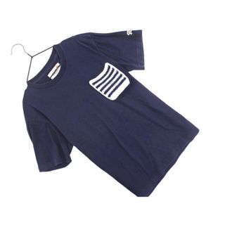 アーノルドパーマー(Arnold Palmer)のarnold palmer アーノルドパーマー ポケット Tシャツ sizeXS/紺 ■◆ レディース(Tシャツ(半袖/袖なし))