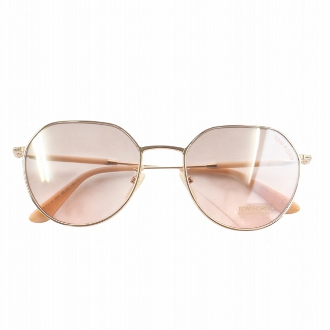 TOM FORD◆ ラウンドコンビボーイングサングラスPink brown TOM FORD - トムフォード 眼鏡 サングラス メタルフレーム