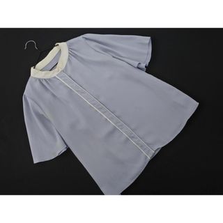 イング(INGNI)のINGNI イング バンドカラー ブラウス シャツ sizeM/グレイッシュブルー ■◆ レディース(シャツ/ブラウス(長袖/七分))