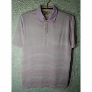 ナイキ(NIKE)のo7739　NIKE　GOLF　DRI FIT　ボーダー　デザイン　ポロシャツ(ウエア)