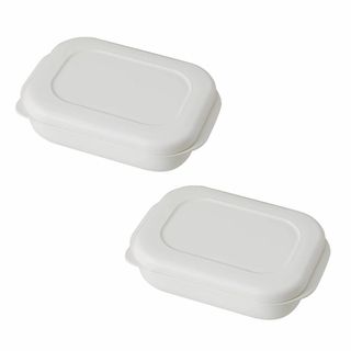 マーナ (marna) 極 冷凍ごはん容器 大 (2個入り / 日本製) 電子レ(容器)