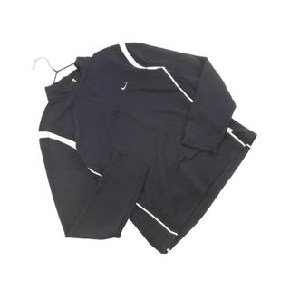 ナイキ(NIKE)のNIKE ナイキ sphere ハーフジップ トレーニングウェア カットソー sizeM/紺 ■◇ レディース(カットソー(長袖/七分))