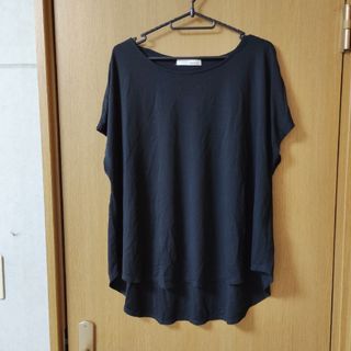 シューラルー(SHOO・LA・RUE)のシューラルー接触冷感シューアイスTシャツ黒(Tシャツ(半袖/袖なし))