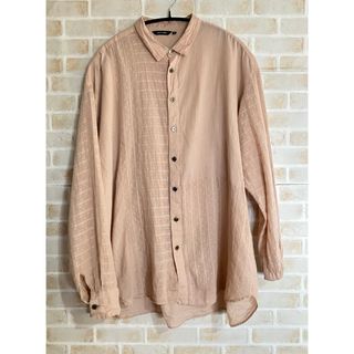 パドカレ(pas de calais)のpas de calaisパドカレ ブラウス 長袖 ゆったり コットン36(シャツ/ブラウス(長袖/七分))