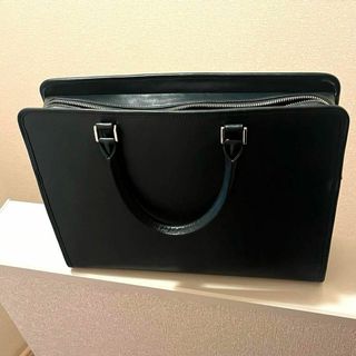 大人気✨ビジネスレザーファクトリー ビジネスバッグ 黒緑 本革 新品未使用(ビジネスバッグ)
