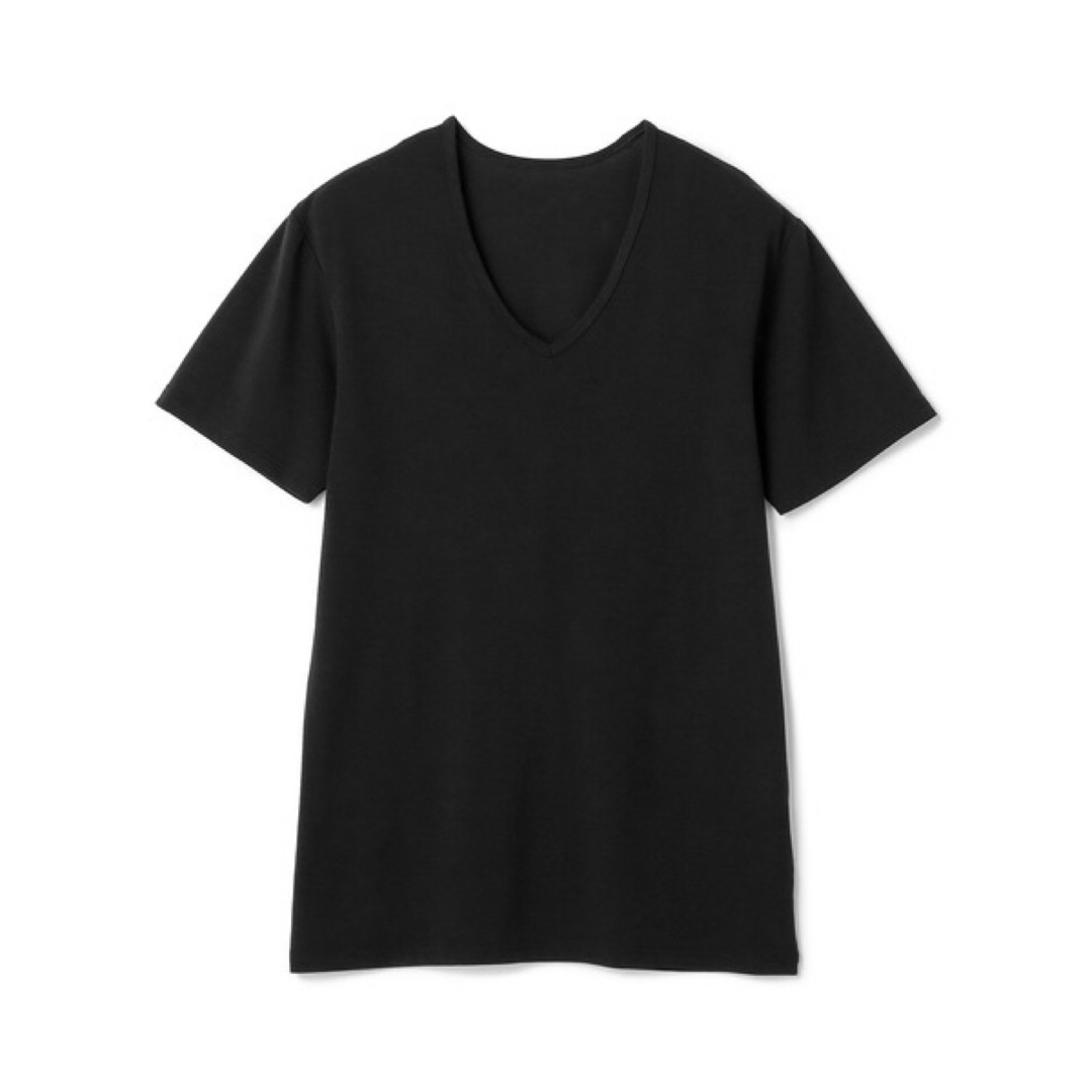 2 HOGUSU 血行促進 3分袖VネックTシャツ インナー　リカバリーウエア メンズのアンダーウェア(その他)の商品写真