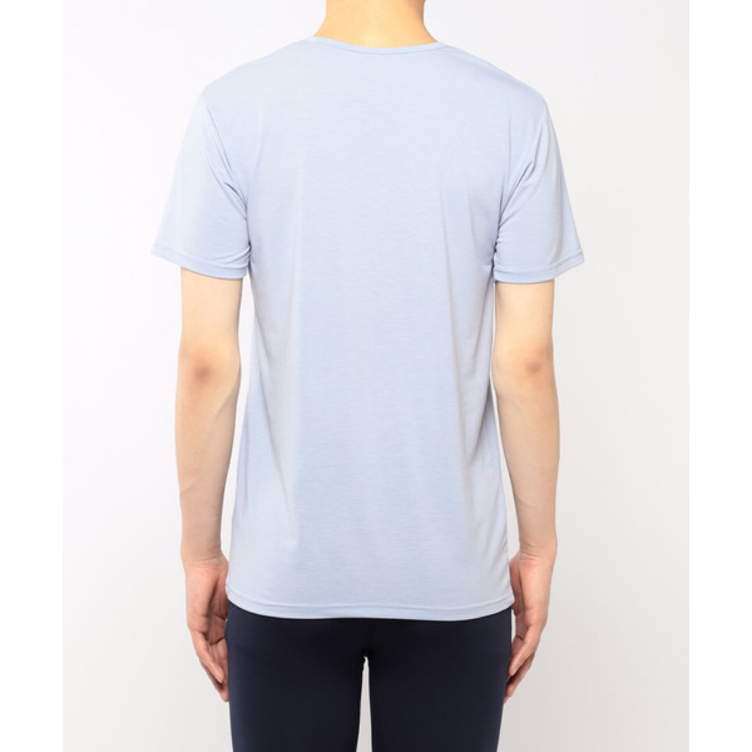 2 HOGUSU 血行促進 3分袖VネックTシャツ インナー　リカバリーウエア メンズのアンダーウェア(その他)の商品写真