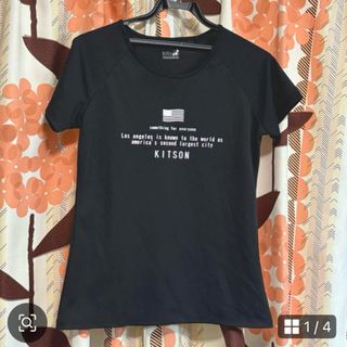 キットソン(KITSON)のkitsonLA キットソンエルエー　レディース　半袖　Tシャツ　L 黒　夏(Tシャツ(半袖/袖なし))