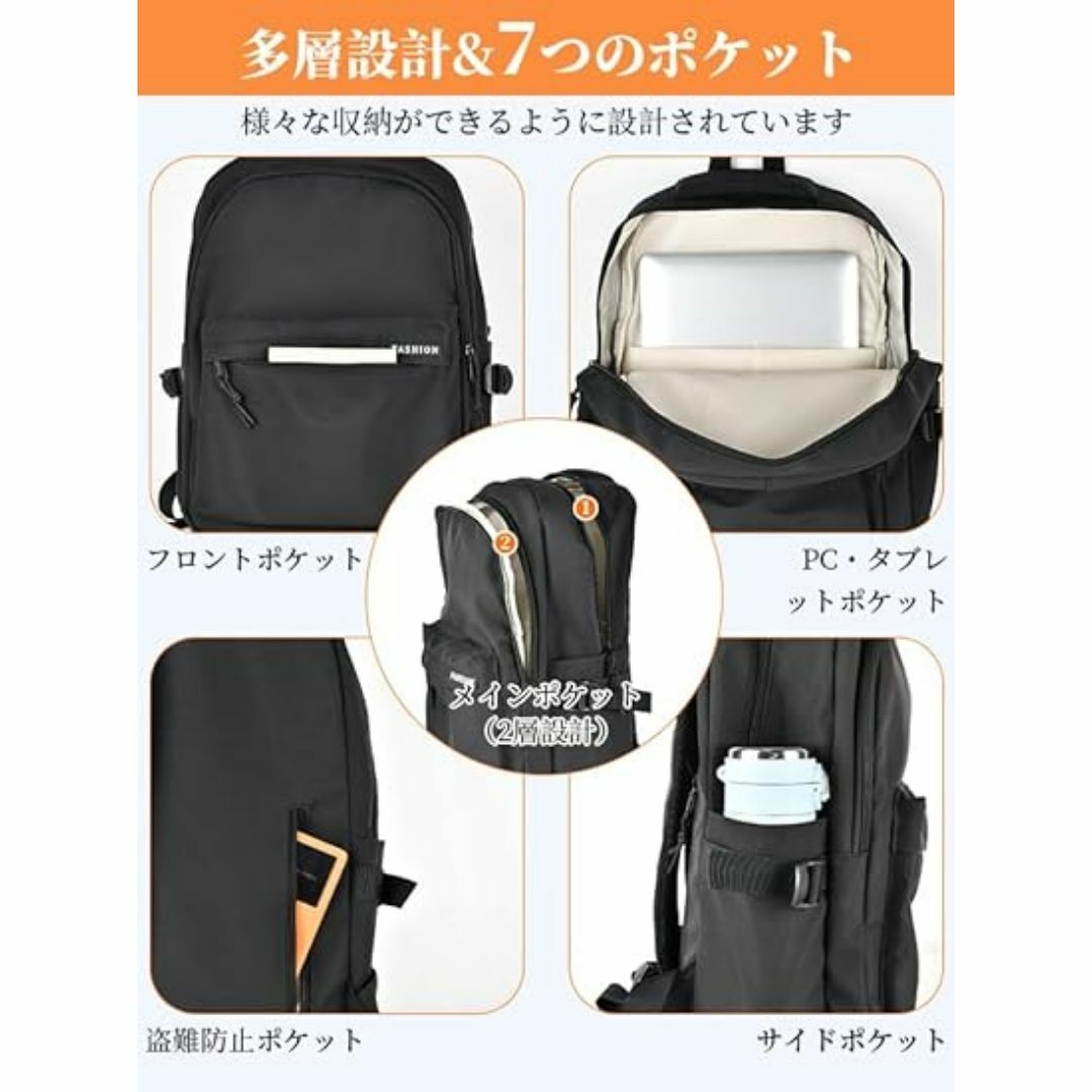 ⚡ ビジネスリュック 大容量 バックパック 15.6インチ PC レディースのバッグ(リュック/バックパック)の商品写真