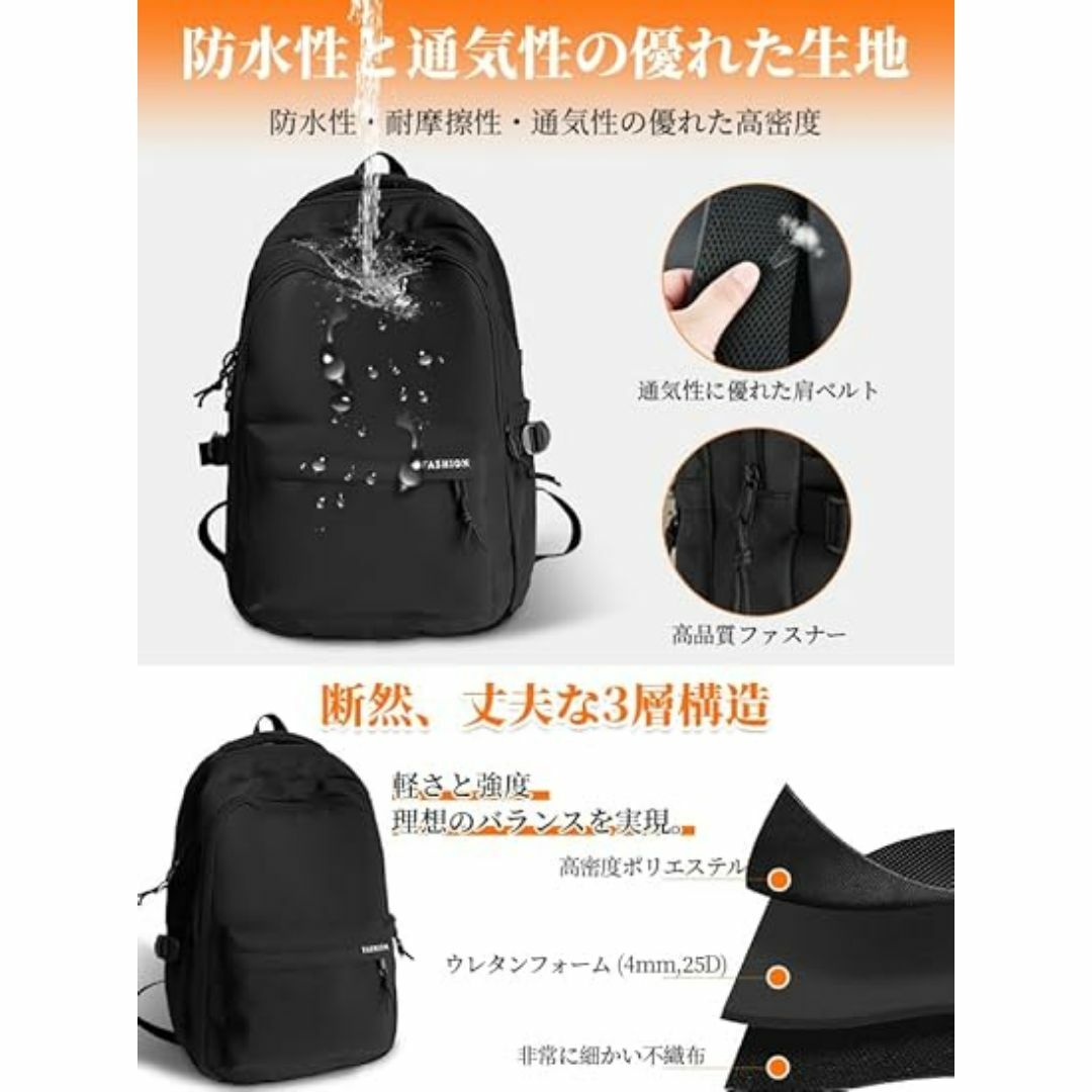 ⚡ ビジネスリュック 大容量 バックパック 15.6インチ PC レディースのバッグ(リュック/バックパック)の商品写真