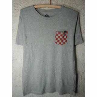 クイックシルバー(QUIKSILVER)のo7742　QUIKSILVER　クイックシルバー　半袖　tシャツ　胸ポケット　(Tシャツ/カットソー(半袖/袖なし))