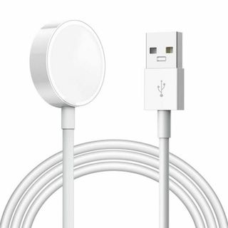 【最安】AppleWatch アップルウォッチ 充電ケーブル 1m 磁気 充電器(バッテリー/充電器)