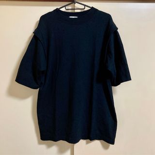 ★☆CIENA☆USAコットン肩ディティールロングTee(Tシャツ(半袖/袖なし))