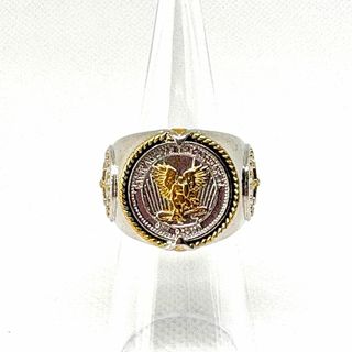 【刻印】11.5号 シルバー 大天使ミカエル メンズ 指輪 リング ヴィンテージ(リング(指輪))
