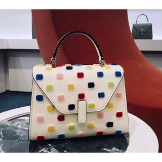 ヴァレクストラ(Valextra)の★限定品 Valextra マイクロ イジィデ ミックスドット柄★(ショルダーバッグ)